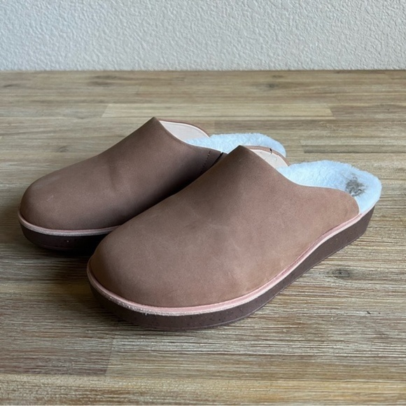 ABEO Pioneer Clog Women Size 8 Tan Nubuck Metatarsal Heel Arch Support Comfort - Picture 1 of 15